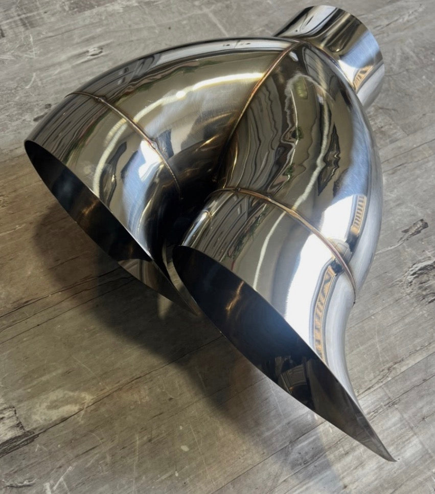 Dual Tear Drop Exhaust